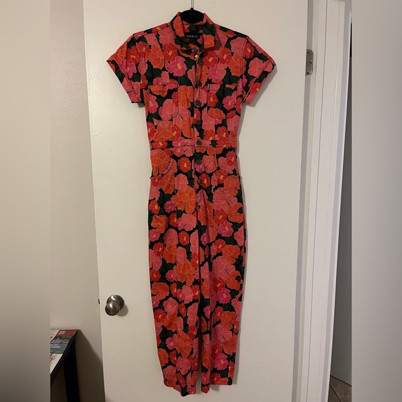 Mixed Pants - Mixed by Nasrin jumpsuit in Ruby. Worn once.